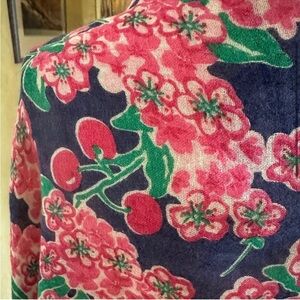 Lilly Pulitzer Silk Cashmere Scarf Cherry Blossoms